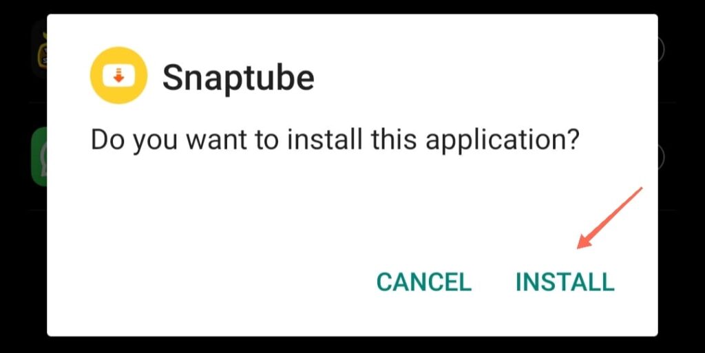 snaptube app install